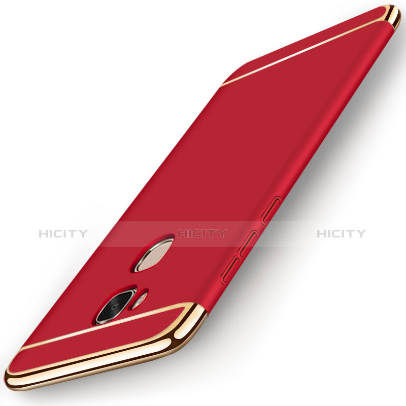 Coque Bumper Luxe Metal et Plastique Etui Housse M01 pour Huawei GR5 Rouge Plus