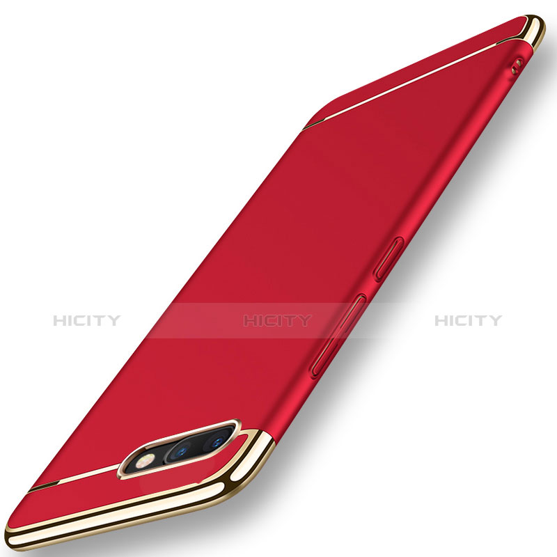 Coque Bumper Luxe Metal et Plastique Etui Housse M01 pour Huawei Honor View 10 Rouge Plus