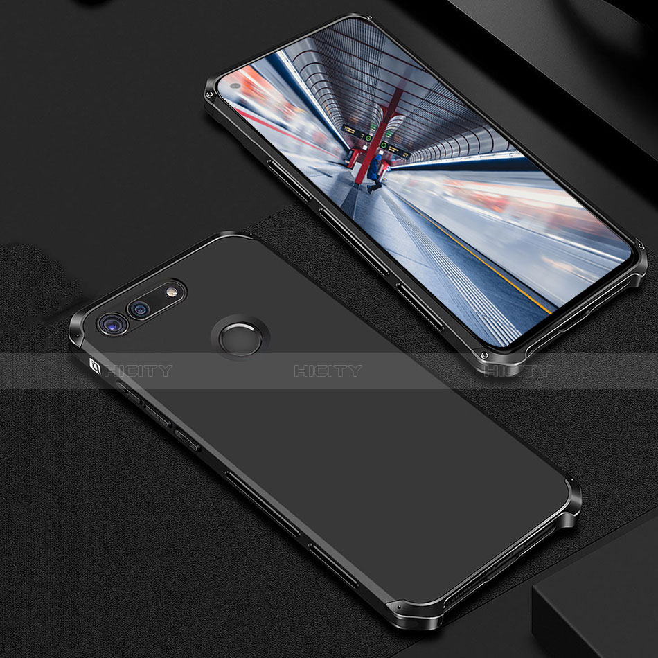 Coque Bumper Luxe Metal et Plastique Etui Housse M01 pour Huawei Honor View 20 Noir Plus