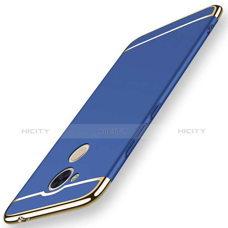 Coque Bumper Luxe Metal et Plastique Etui Housse M01 pour Huawei Nova Smart Bleu Plus