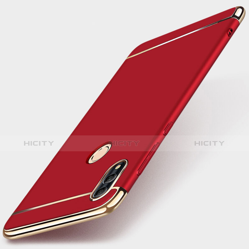 Coque Bumper Luxe Metal et Plastique Etui Housse M01 pour Huawei P Smart (2019) Rouge Plus