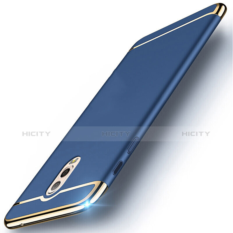 Coque Bumper Luxe Metal et Plastique Etui Housse M01 pour Samsung Galaxy C7 (2017) Bleu Plus