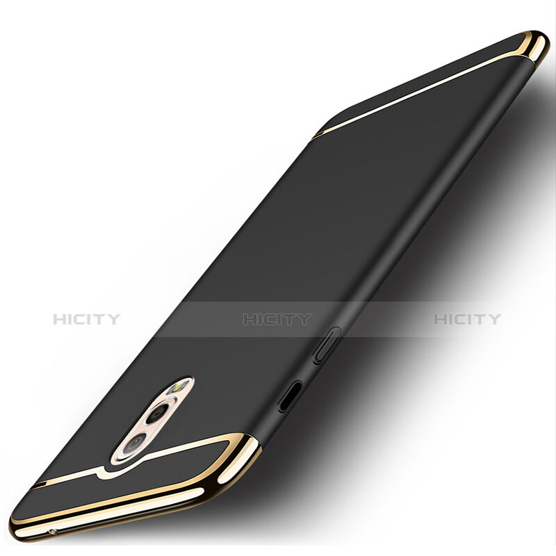 Coque Bumper Luxe Metal et Plastique Etui Housse M01 pour Samsung Galaxy C7 (2017) Noir Plus
