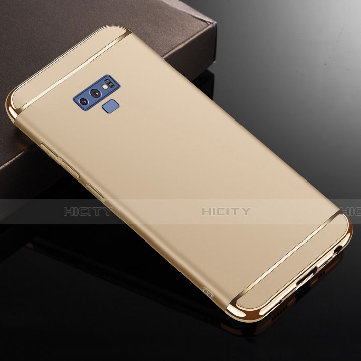 Coque Bumper Luxe Metal et Plastique Etui Housse M01 pour Samsung Galaxy Note 9 Or Plus