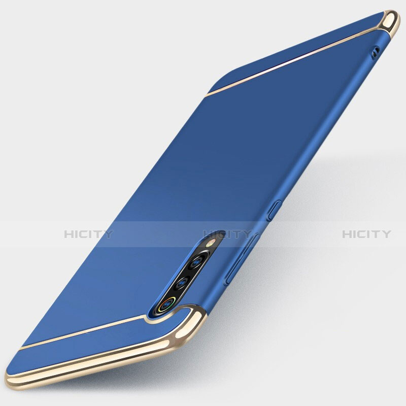 Coque Bumper Luxe Metal et Plastique Etui Housse M01 pour Xiaomi Mi 9 Bleu Plus