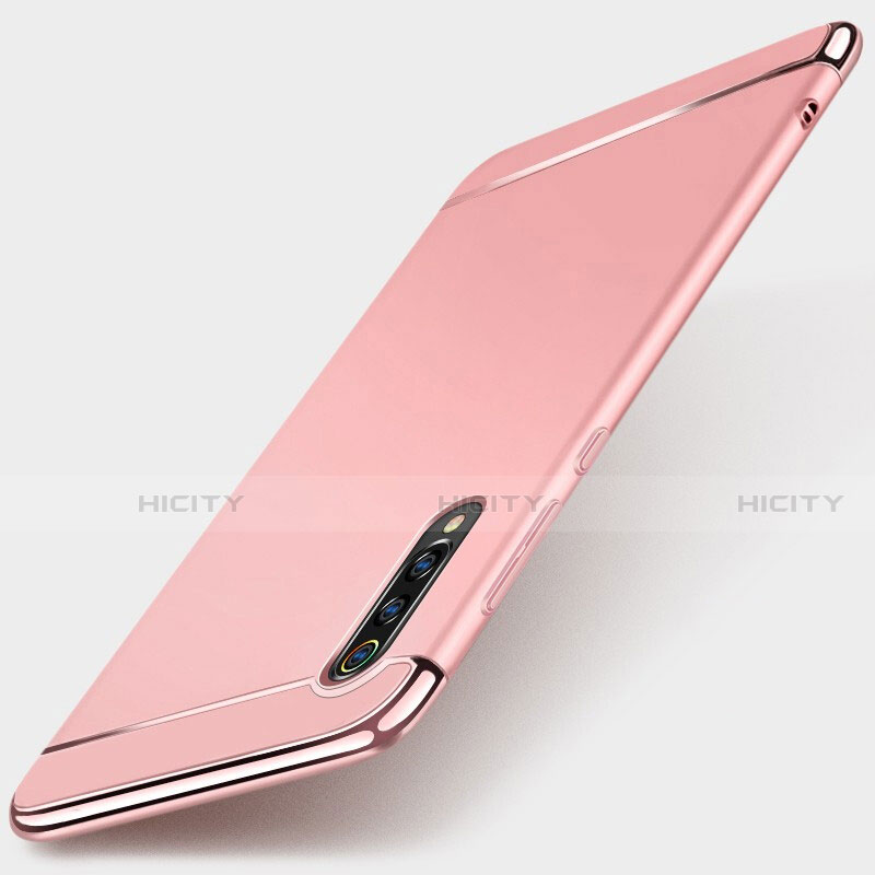Coque Bumper Luxe Metal et Plastique Etui Housse M01 pour Xiaomi Mi 9 Lite Or Rose Plus