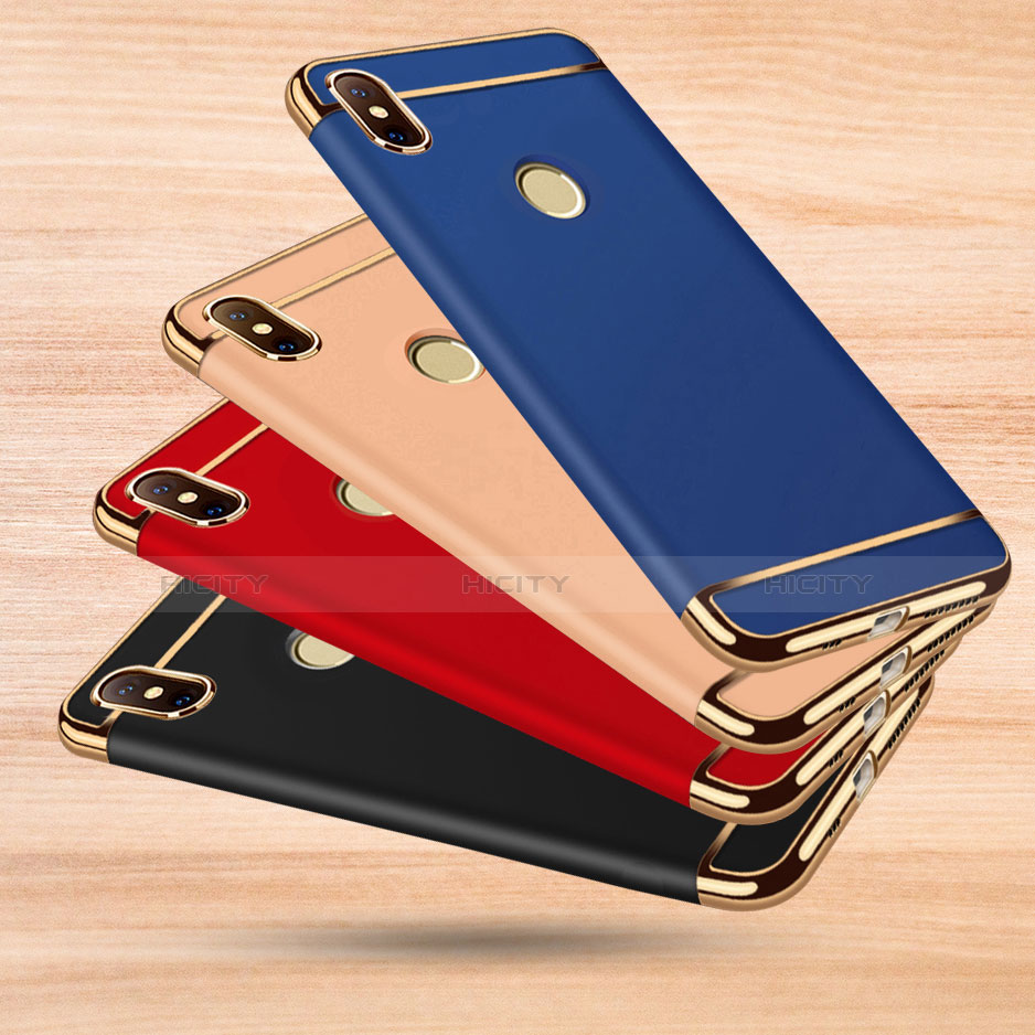 Coque Bumper Luxe Metal et Plastique Etui Housse M01 pour Xiaomi Redmi Note 6 Pro Plus