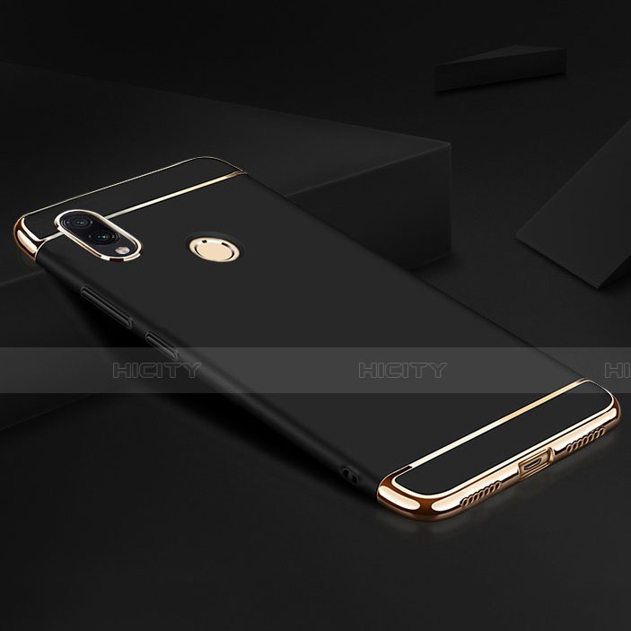 Coque Bumper Luxe Metal et Plastique Etui Housse M01 pour Xiaomi Redmi Note 7 Noir Plus