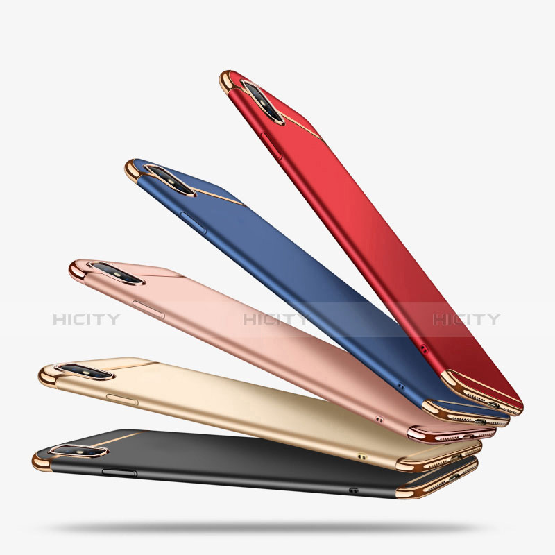 Coque Bumper Luxe Metal et Plastique Etui Housse M05 pour Apple iPhone X Plus