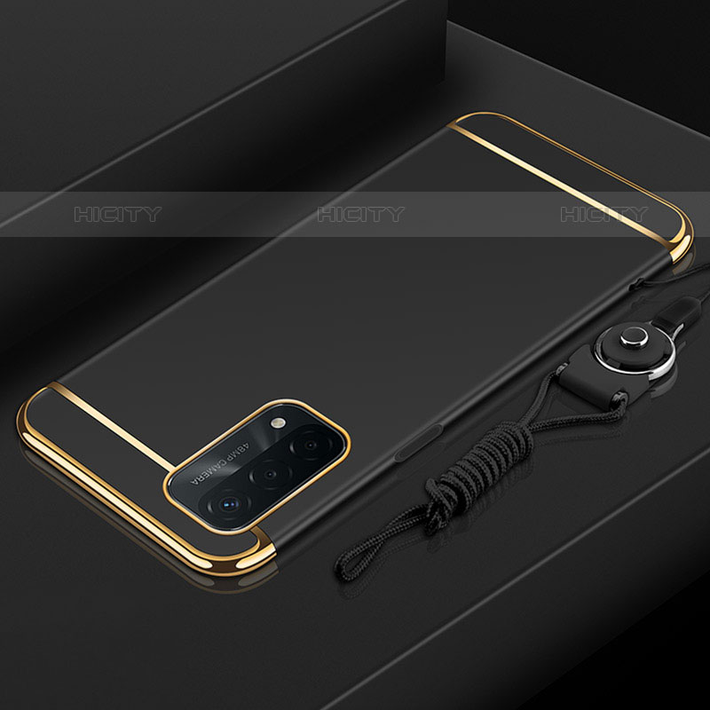 Coque Bumper Luxe Metal et Plastique Etui Housse P01 pour OnePlus Nord N200 5G Noir Plus