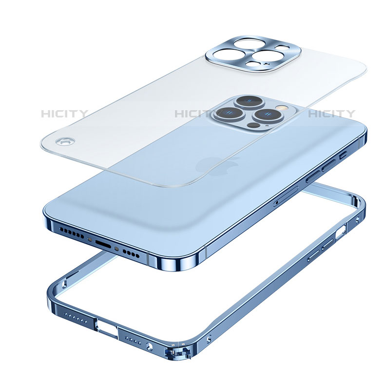 Coque Bumper Luxe Metal et Plastique Etui Housse QC1 pour Apple iPhone 15 Pro Plus