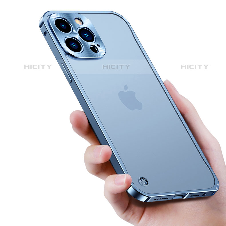 Coque Bumper Luxe Metal et Plastique Etui Housse QC1 pour Apple iPhone 15 Pro Plus