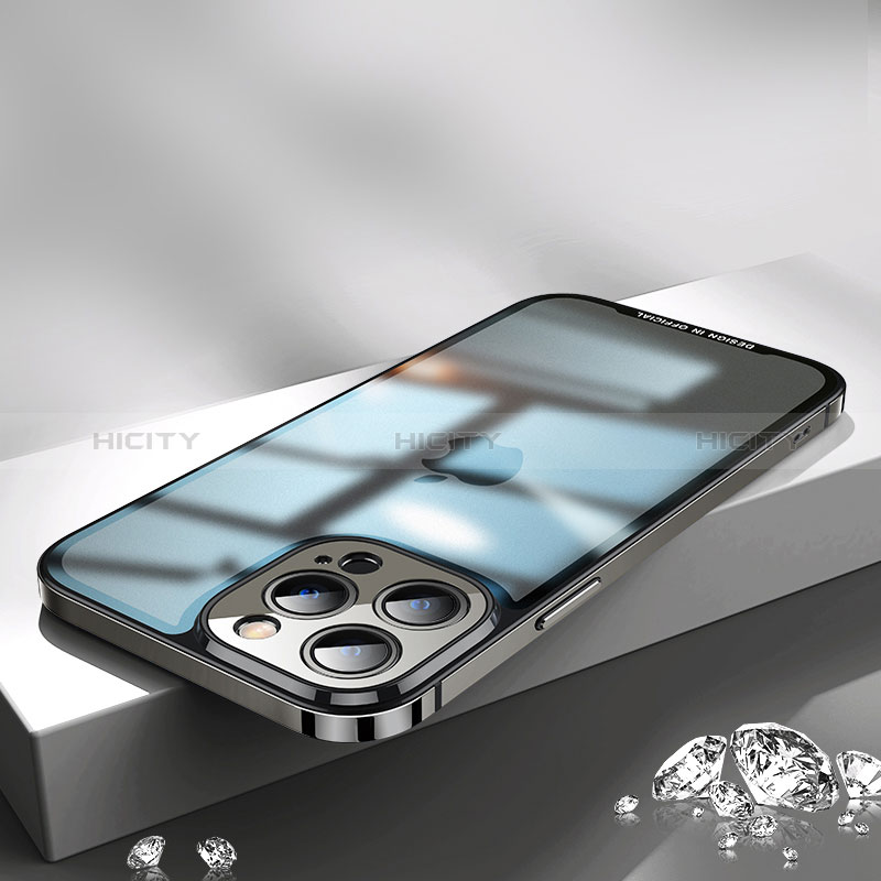 Coque Bumper Luxe Metal et Plastique Etui Housse QC2 pour Apple iPhone 12 Pro Plus