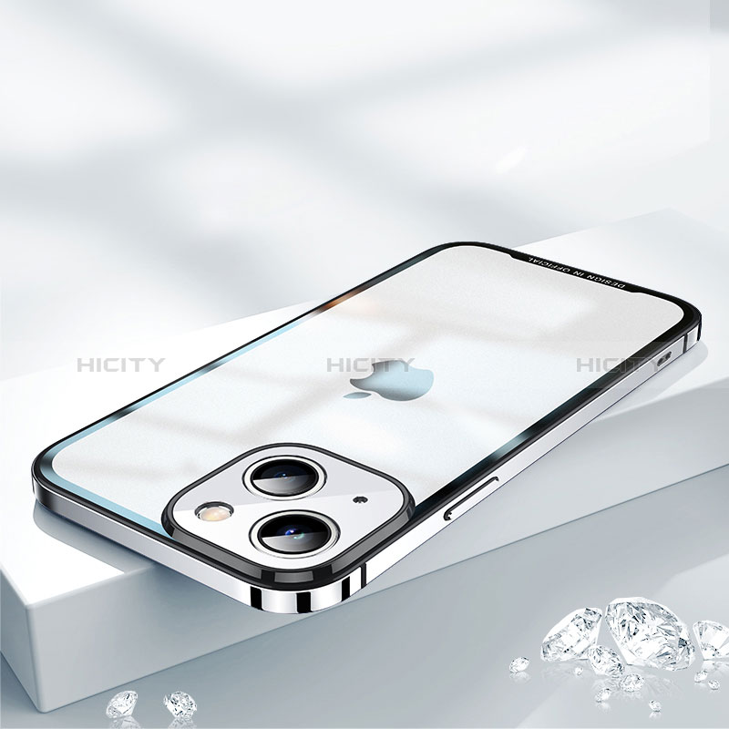 Coque Bumper Luxe Metal et Plastique Etui Housse QC2 pour Apple iPhone 14 Plus
