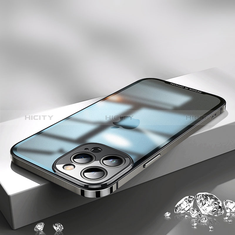 Coque Bumper Luxe Metal et Plastique Etui Housse QC2 pour Apple iPhone 14 Pro Plus