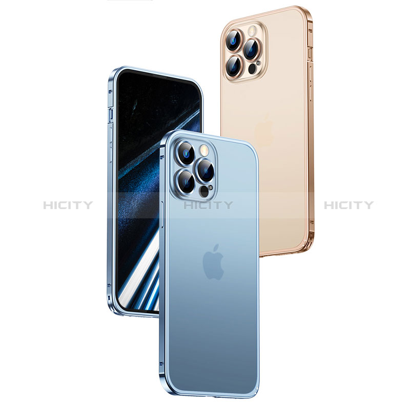 Coque Bumper Luxe Metal et Plastique Etui Housse QC3 pour Apple iPhone 14 Plus Plus