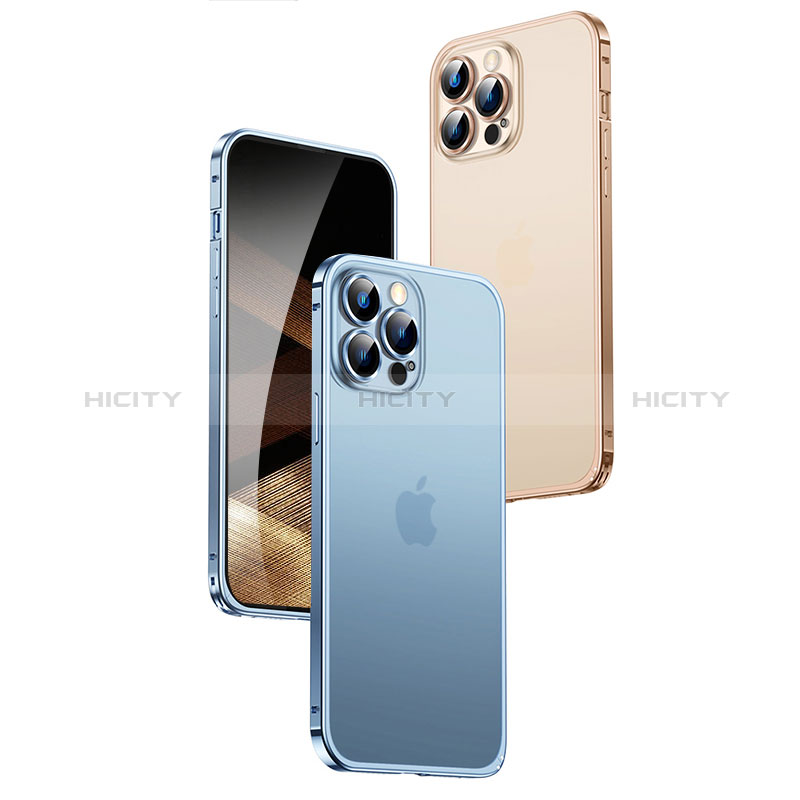 Coque Bumper Luxe Metal et Plastique Etui Housse QC3 pour Apple iPhone 15 Plus