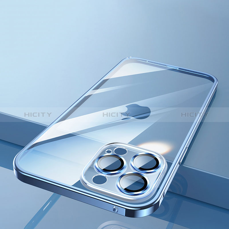 Coque Bumper Luxe Metal et Plastique Etui Housse QC4 pour Apple iPhone 14 Pro Plus