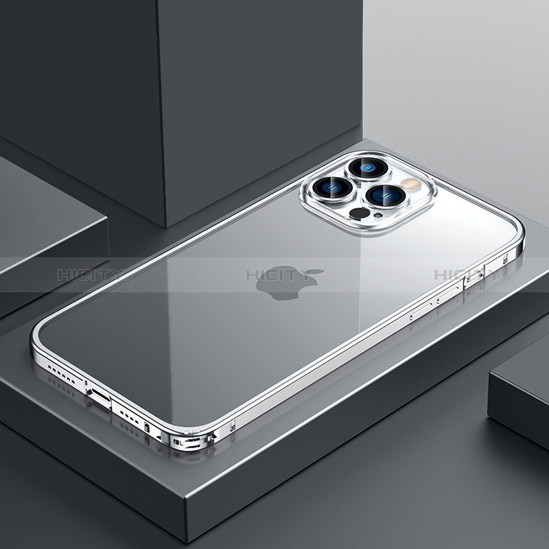 Coque Bumper Luxe Metal et Plastique Etui Housse QC4 pour Apple iPhone 14 Pro Plus