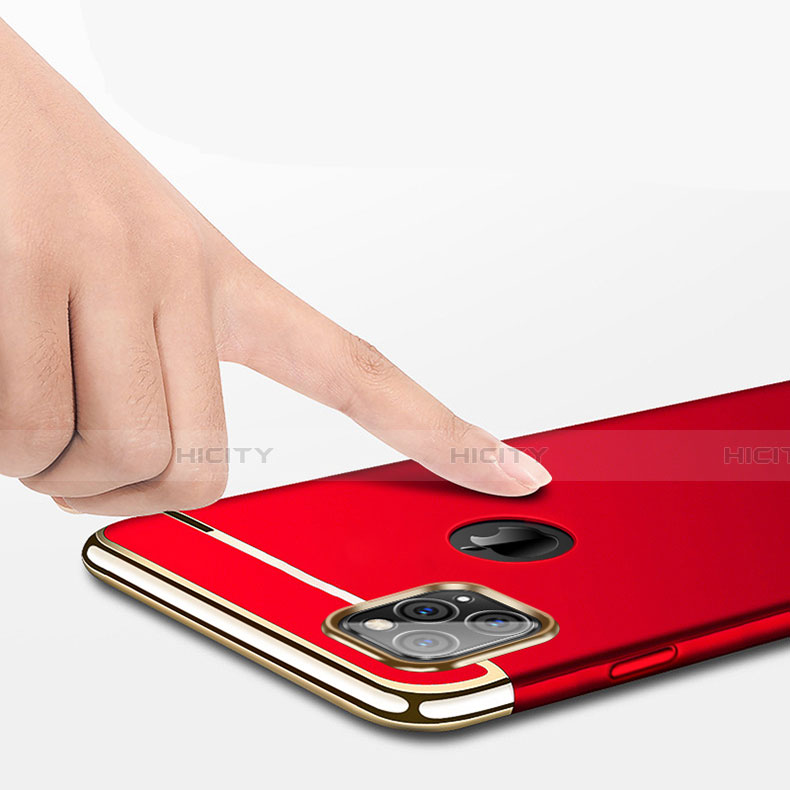 Coque Bumper Luxe Metal et Plastique Etui Housse T01 pour Apple iPhone 11 Pro Plus