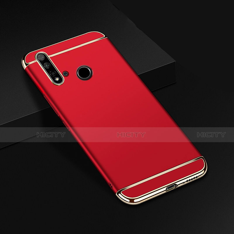 Coque Bumper Luxe Metal et Plastique Etui Housse T01 pour Huawei Nova 5i Rouge Plus