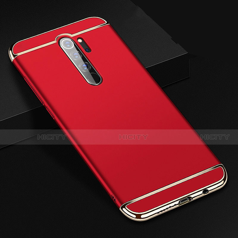 Coque Bumper Luxe Metal et Plastique Etui Housse T01 pour Xiaomi Redmi Note 8 Pro Rouge Plus