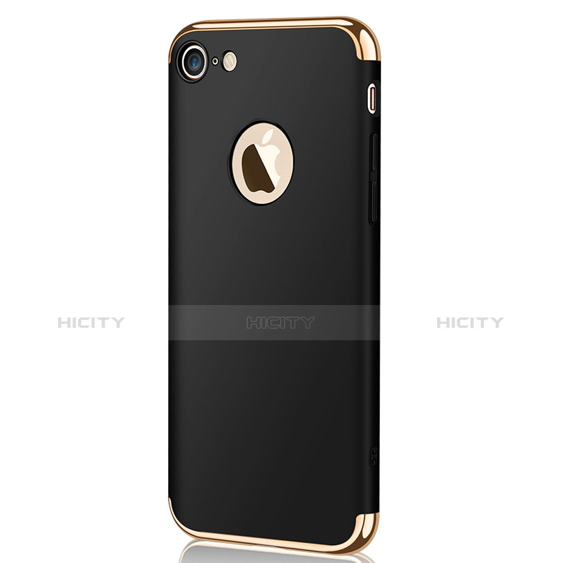 Coque Bumper Luxe Metal et Plastique M02 pour Apple iPhone 8 Noir Plus