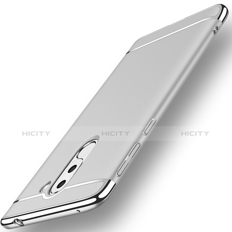 Coque Bumper Luxe Metal et Plastique M02 pour Huawei Mate 9 Lite Argent Plus