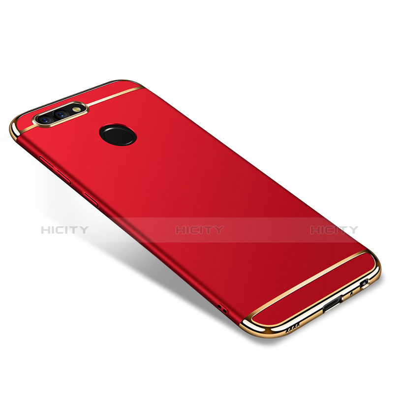 Coque Bumper Luxe Metal et Plastique pour Huawei Nova 2 Plus Rouge Plus