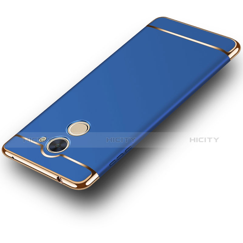 Coque Bumper Luxe Metal et Plastique pour Huawei Y7 Prime Bleu Plus