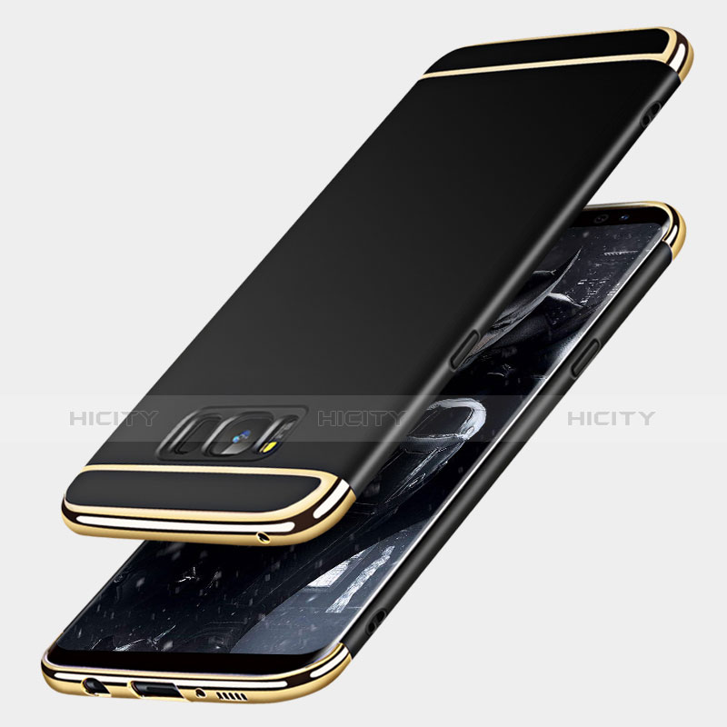Coque Bumper Luxe Metal et Plastique pour Samsung Galaxy S8 Plus Noir Plus