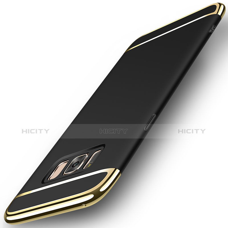 Coque Bumper Luxe Metal et Plastique pour Samsung Galaxy S8 Plus Noir Plus
