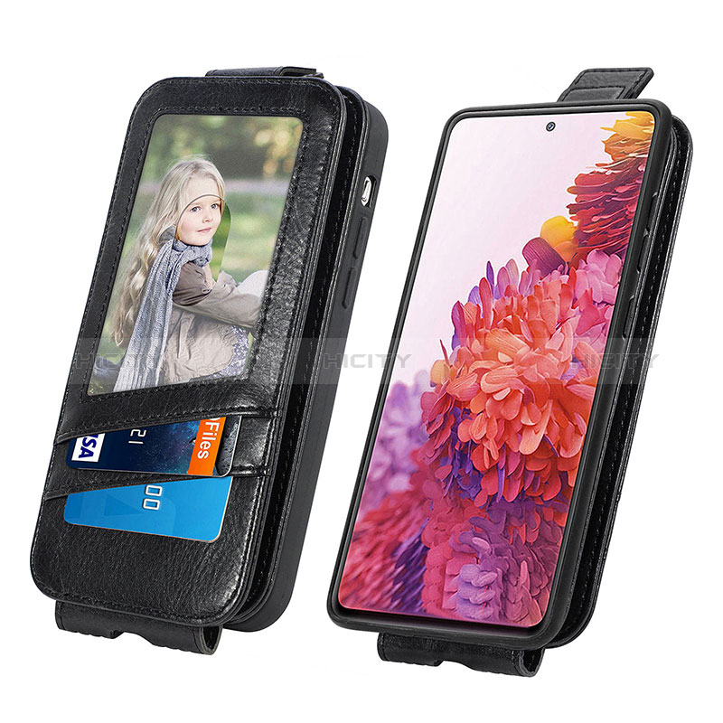 Coque Clapet Portefeuille Cuir S01D pour Samsung Galaxy S20 FE (2022) 5G Plus