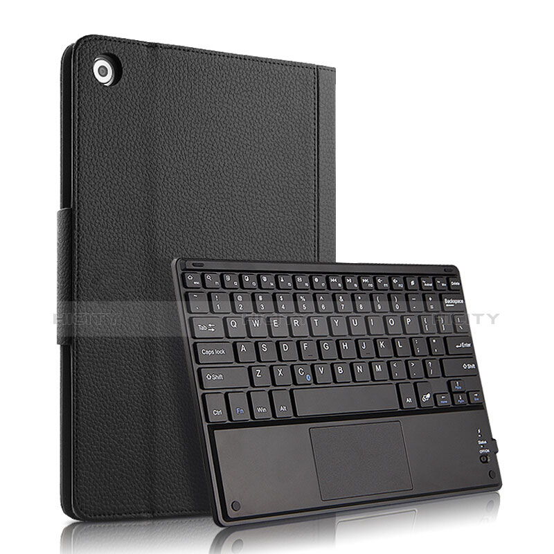 Coque Clapet Portefeuille Livre Cuir avec Clavier pour Huawei MediaPad M5 Pro 10.8 Noir Plus