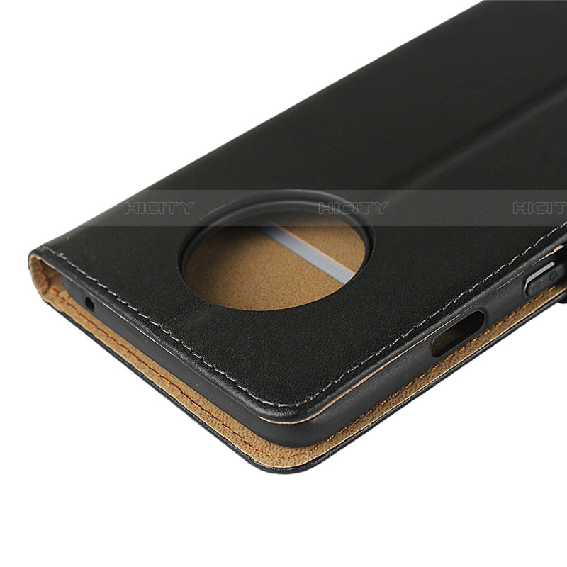 Coque Clapet Portefeuille Livre Cuir K01 pour OnePlus 7T Noir Plus