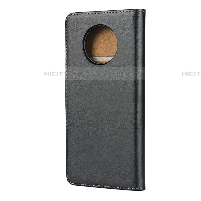Coque Clapet Portefeuille Livre Cuir K01 pour OnePlus 7T Noir Plus