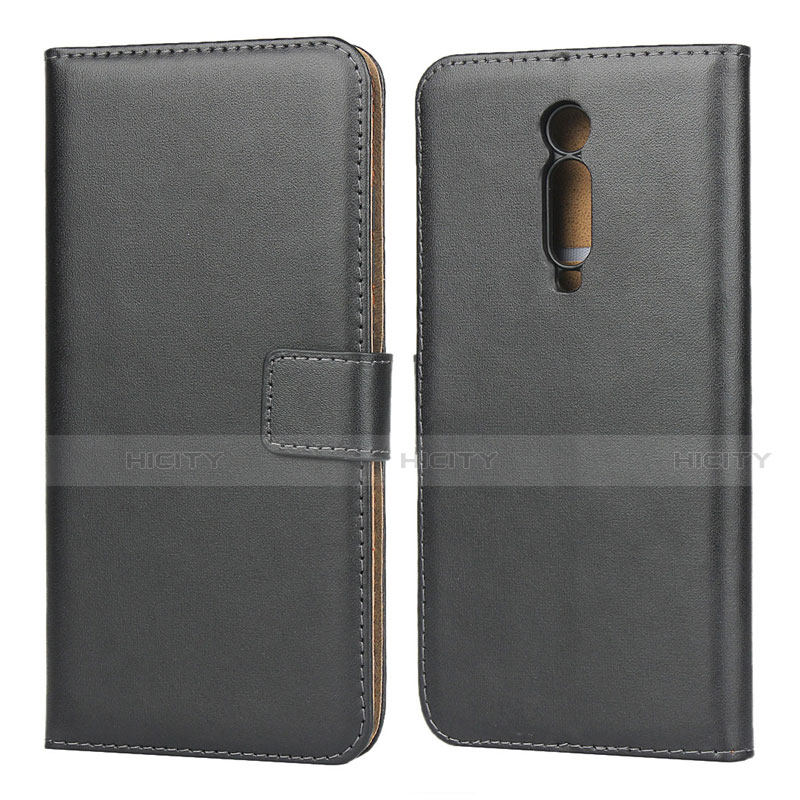 Coque Clapet Portefeuille Livre Cuir K01 pour Xiaomi Redmi K20 Noir Plus