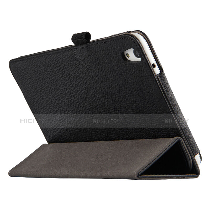 Coque Clapet Portefeuille Livre Cuir L01 pour Huawei Honor Pad 2 Noir Plus