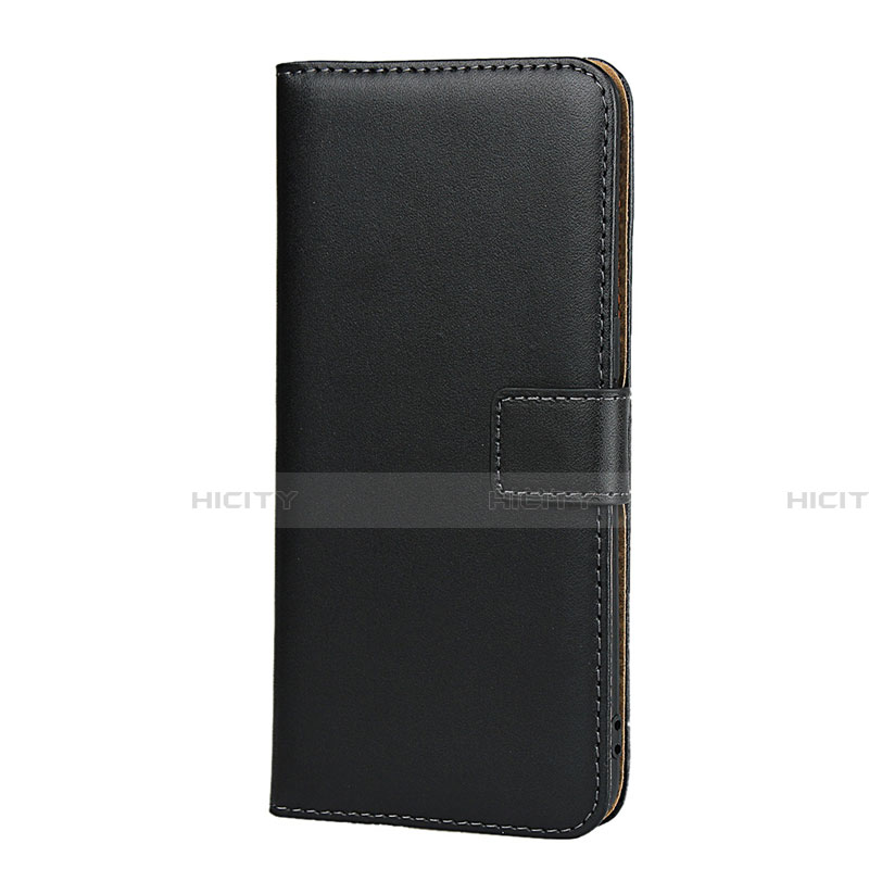 Coque Clapet Portefeuille Livre Cuir L01 pour Oppo R15X Noir Plus
