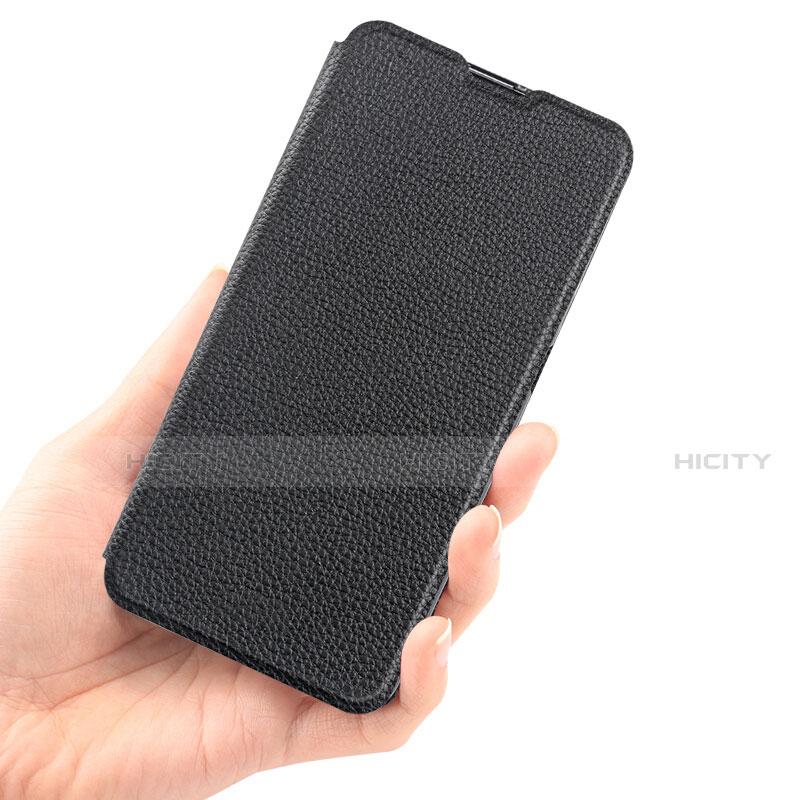 Coque Clapet Portefeuille Livre Cuir L01 pour Xiaomi Redmi 7 Noir Plus