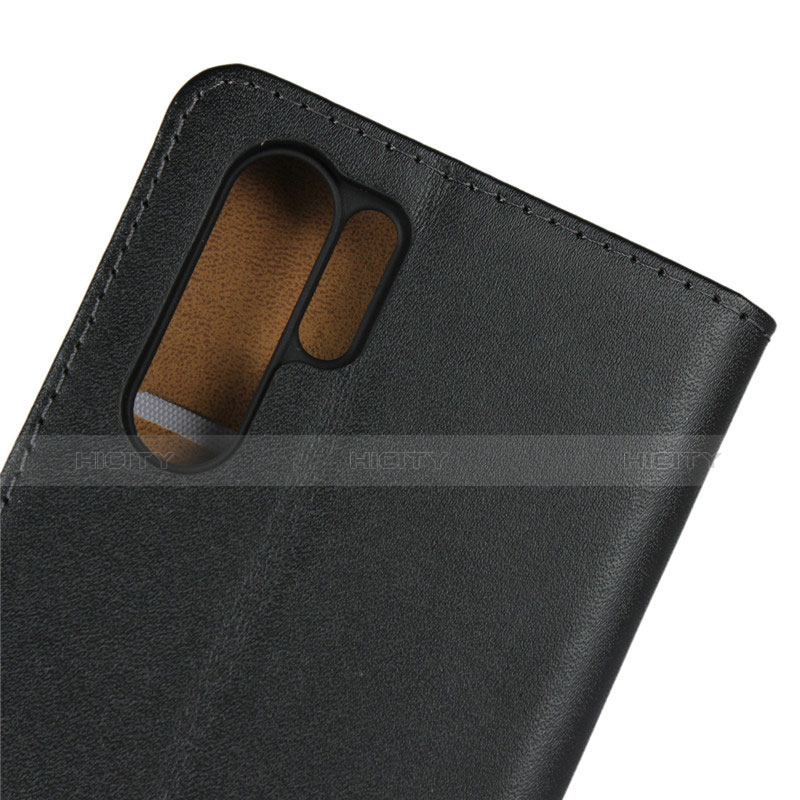 Coque Clapet Portefeuille Livre Cuir L03 pour Huawei P30 Pro New Edition Noir Plus
