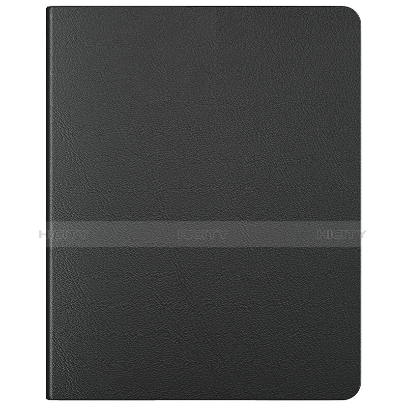 Coque Clapet Portefeuille Livre Cuir L04 pour Apple iPad Pro 12.9 (2018) Noir Plus