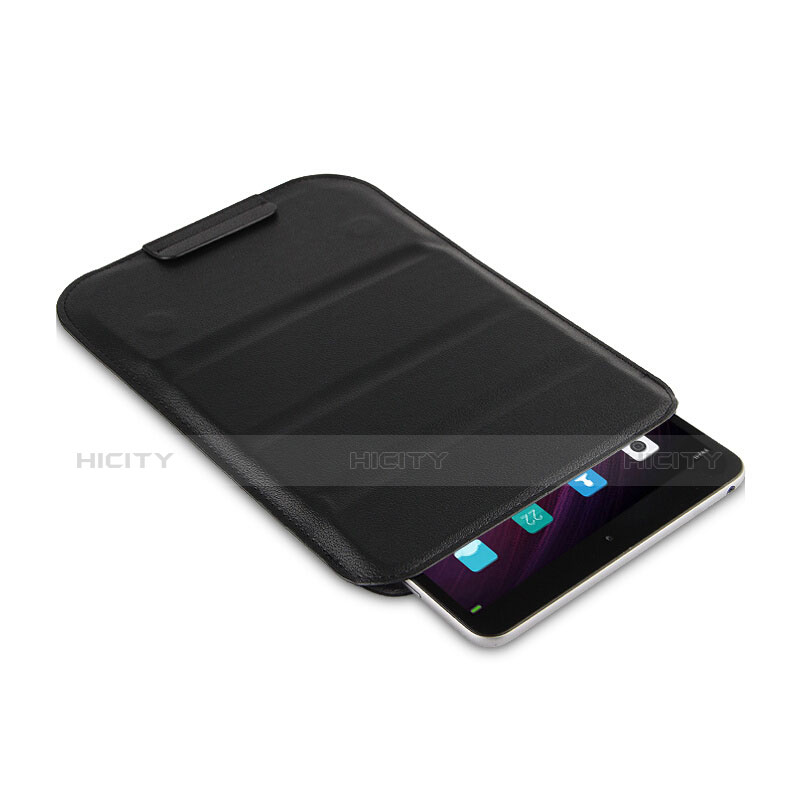 Coque Clapet Portefeuille Livre Cuir L06 pour Huawei MediaPad M5 8.4 SHT-AL09 SHT-W09 Noir Plus