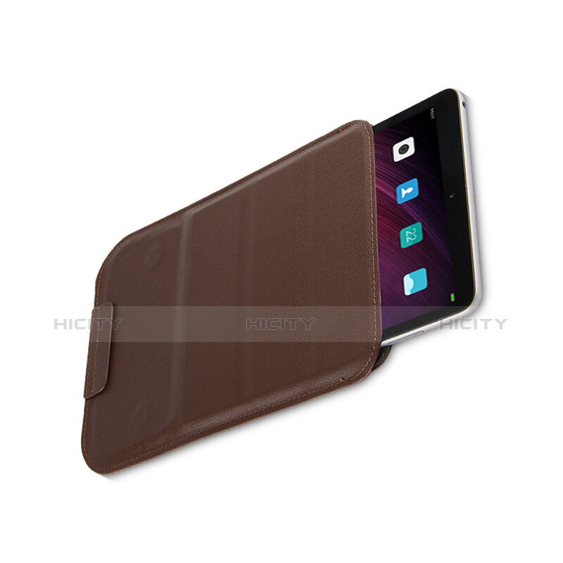 Coque Clapet Portefeuille Livre Cuir L09 pour Huawei MediaPad M5 8.4 SHT-AL09 SHT-W09 Marron Plus