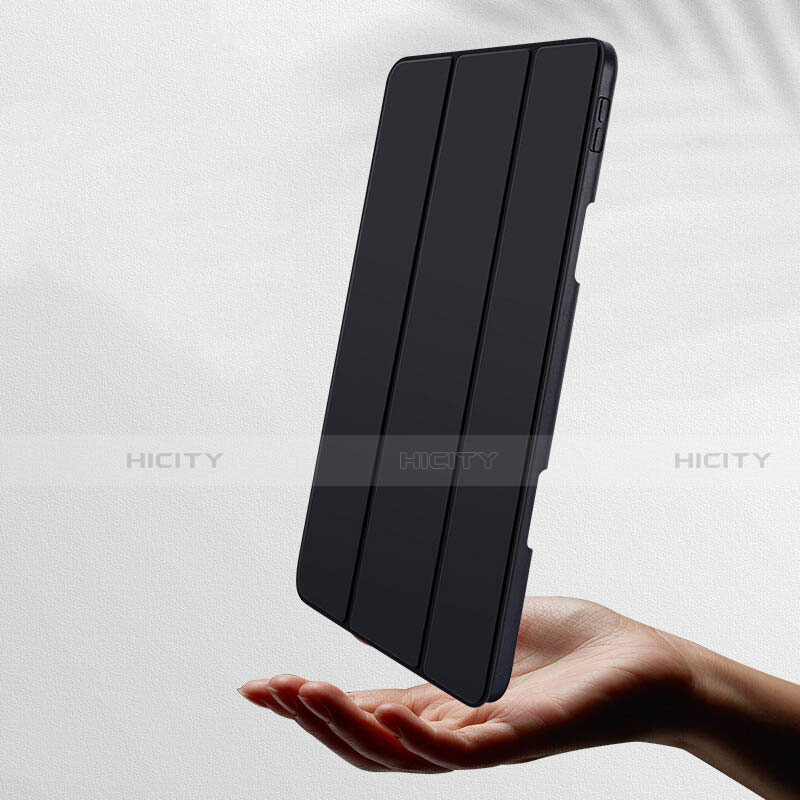 Coque Clapet Portefeuille Livre Cuir pour Apple iPad Pro 12.9 (2020) Noir Plus