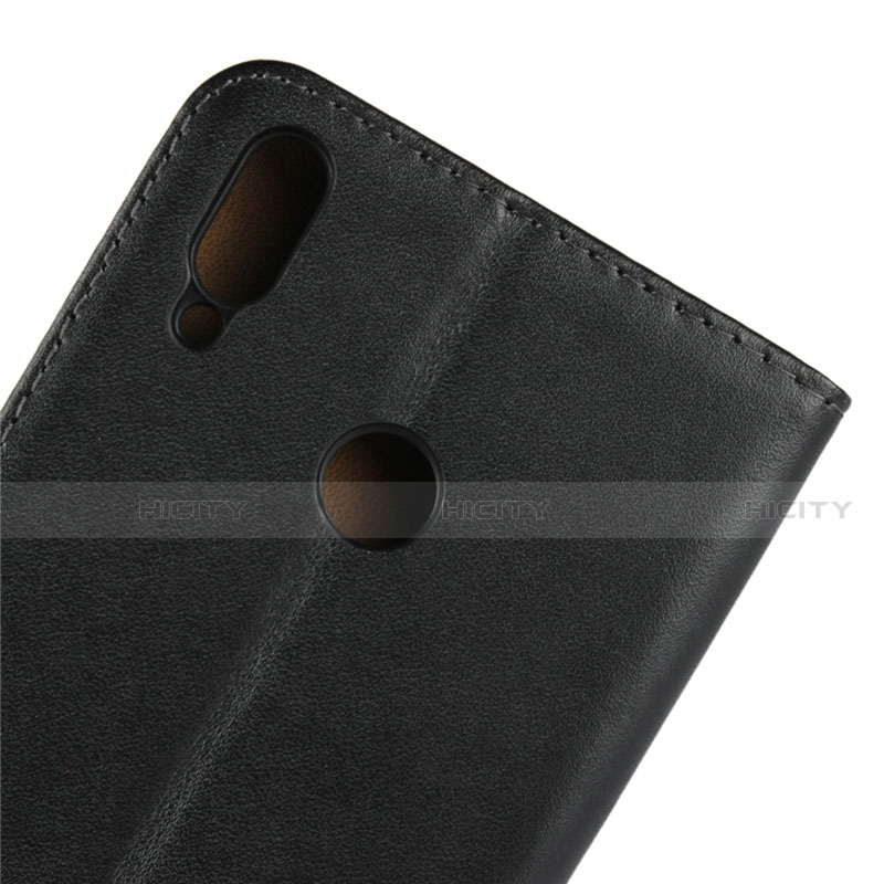 Coque Clapet Portefeuille Livre Cuir pour Huawei Honor V10 Lite Noir Plus