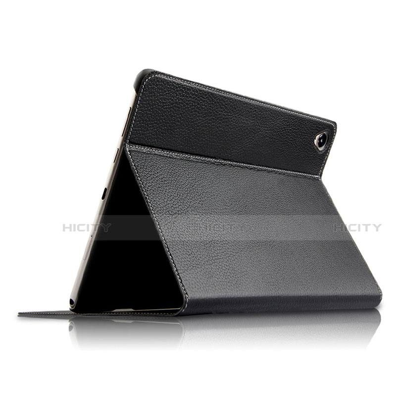 Coque Clapet Portefeuille Livre Cuir pour Huawei MatePad 10.8 Noir Plus