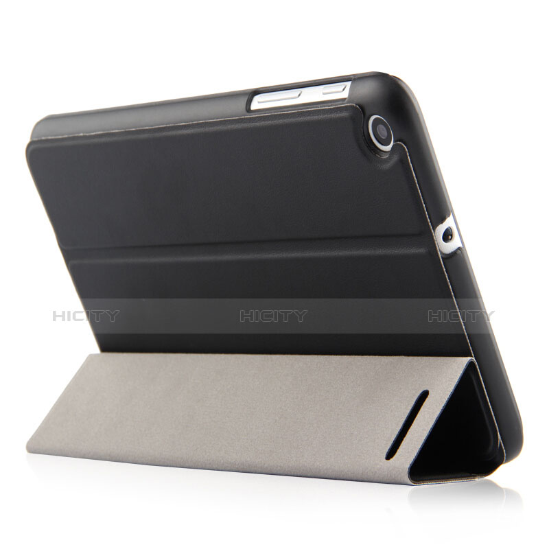Coque Clapet Portefeuille Livre Cuir pour Huawei Mediapad T1 7.0 T1-701 T1-701U Noir Plus