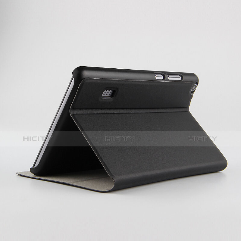 Coque Clapet Portefeuille Livre Cuir pour Huawei MediaPad T3 7.0 BG2-W09 BG2-WXX Noir Plus