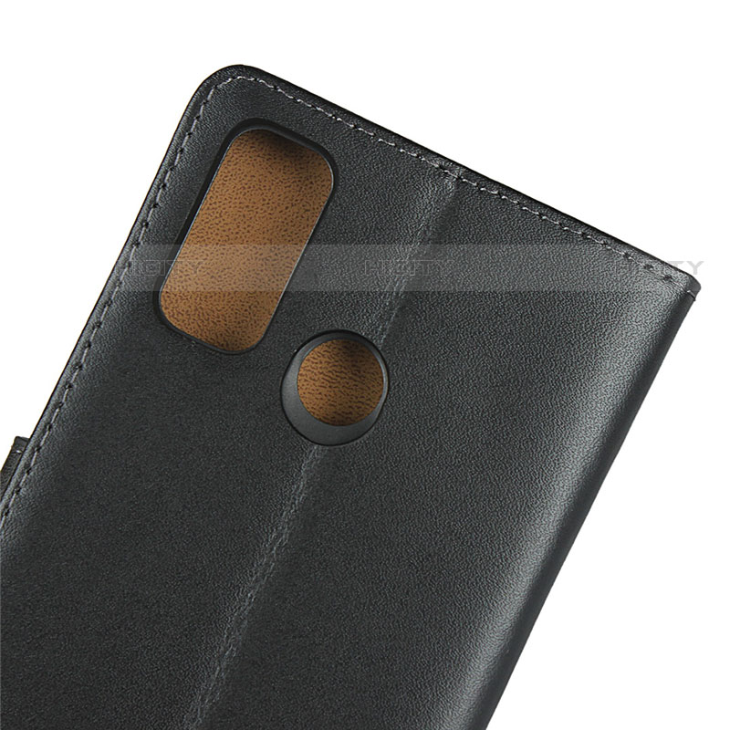 Coque Clapet Portefeuille Livre Cuir pour Huawei P Smart (2020) Noir Plus